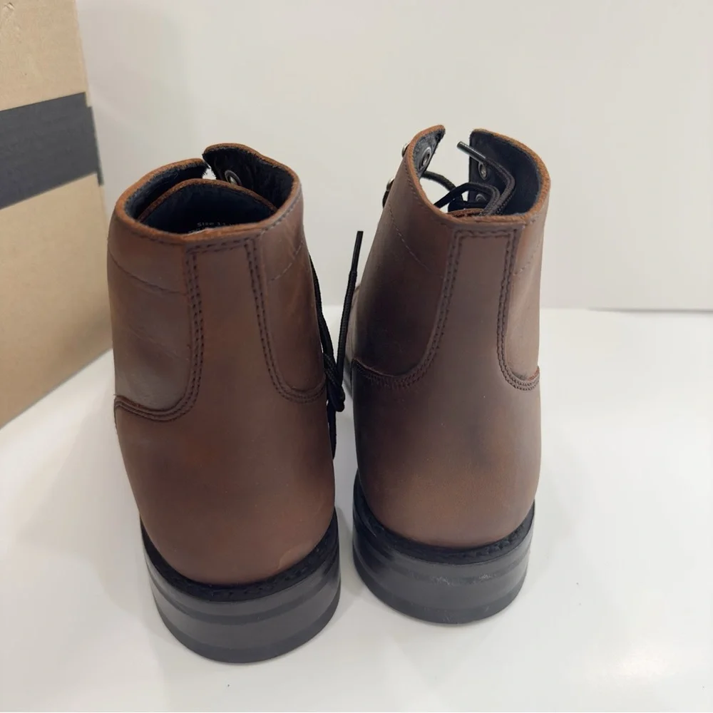 Thursday Boot Company Men's Arizona  Captain Cap Toe Leather Boots - Wide Width